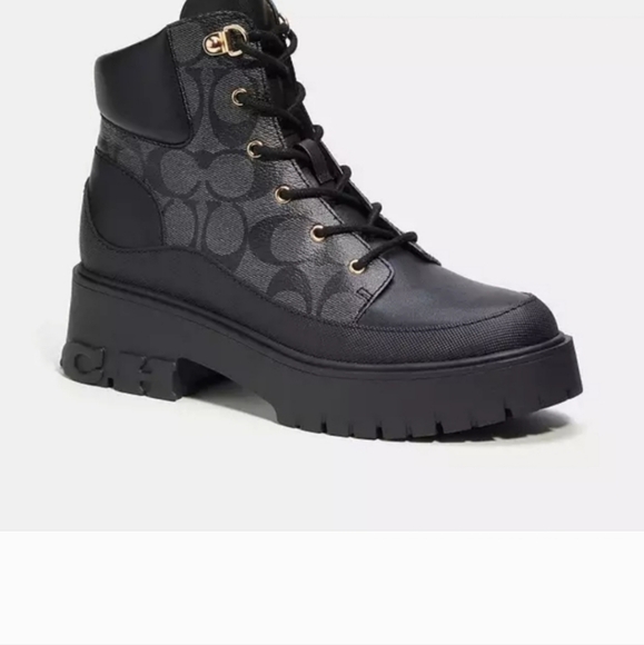 New! Best Seller! Royce Bootie in Signature Canvas - Picture 5 of 5